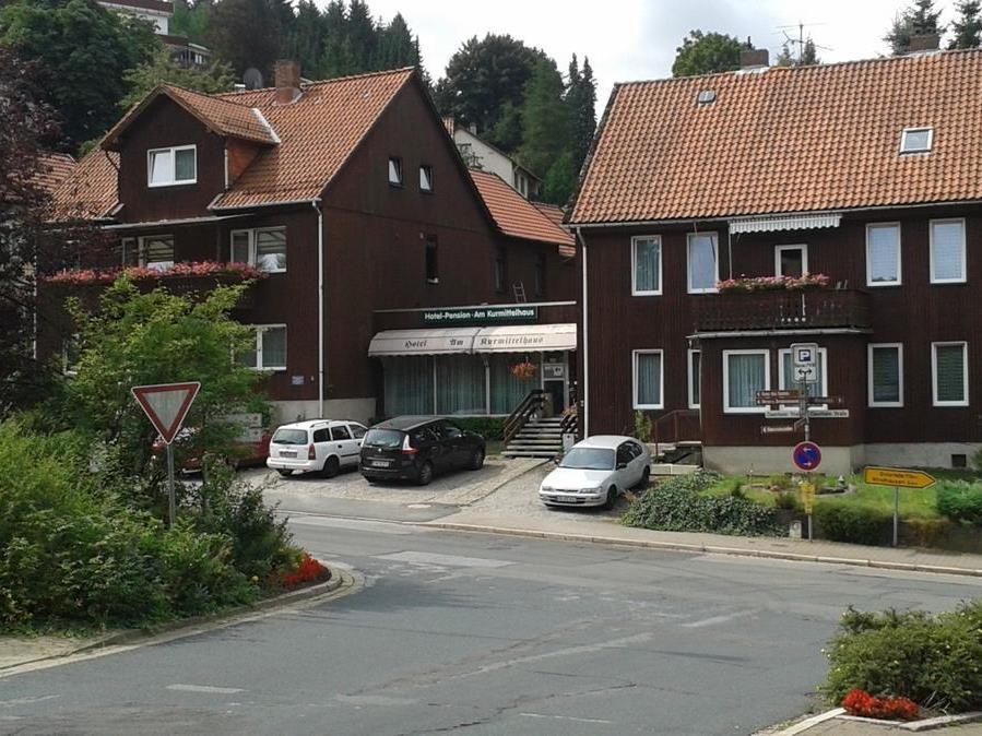 Hotel-pensión Am Kurmittelhaus Bad Grund Exterior foto