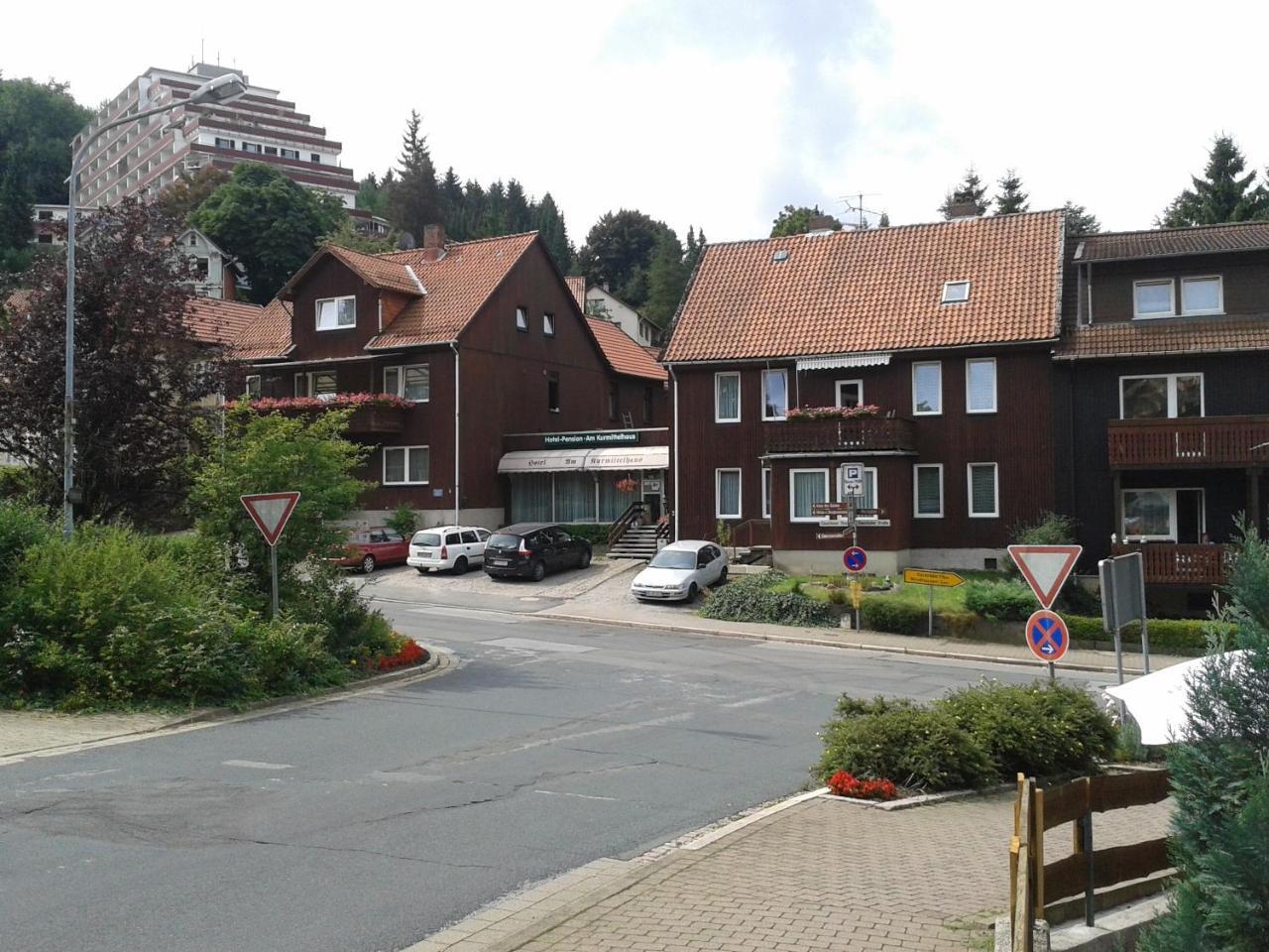 Hotel-pensión Am Kurmittelhaus Bad Grund Exterior foto