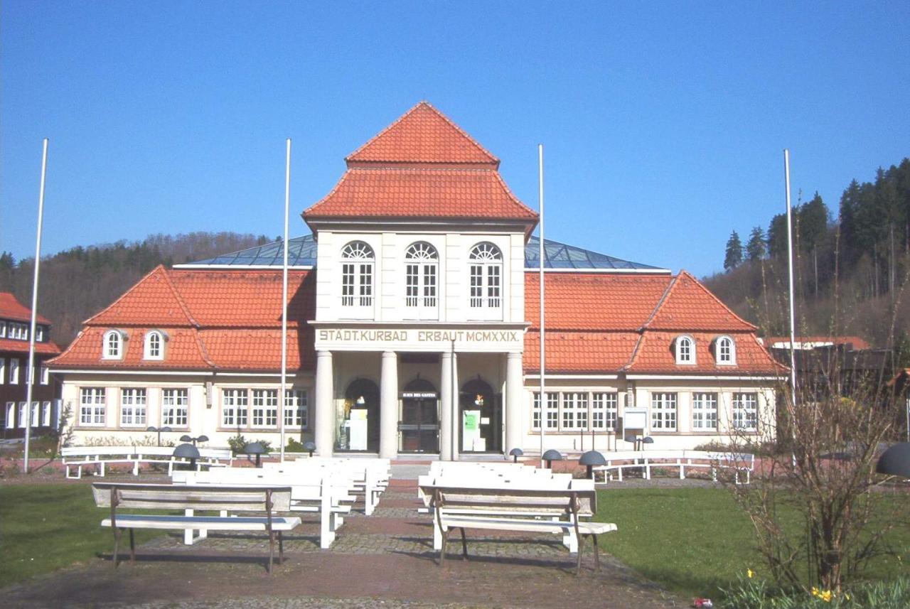 Hotel-pensión Am Kurmittelhaus Bad Grund Exterior foto
